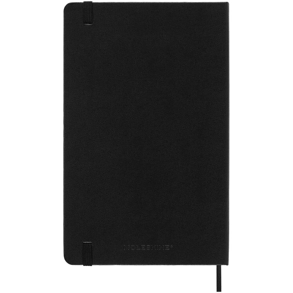 Agenda verticale 12 mesi formato L con copertina rigida Moleskine personalizzato con logo - Pubblienne