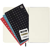 Agenda settimanale tascabile 12 mesi con copertina morbida Moleskine personalizzato con logo - Pubblienne