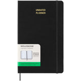 Agenda settimanale formato L con copertina rigida e senza data Moleskine personalizzato con logo - Pubblienne