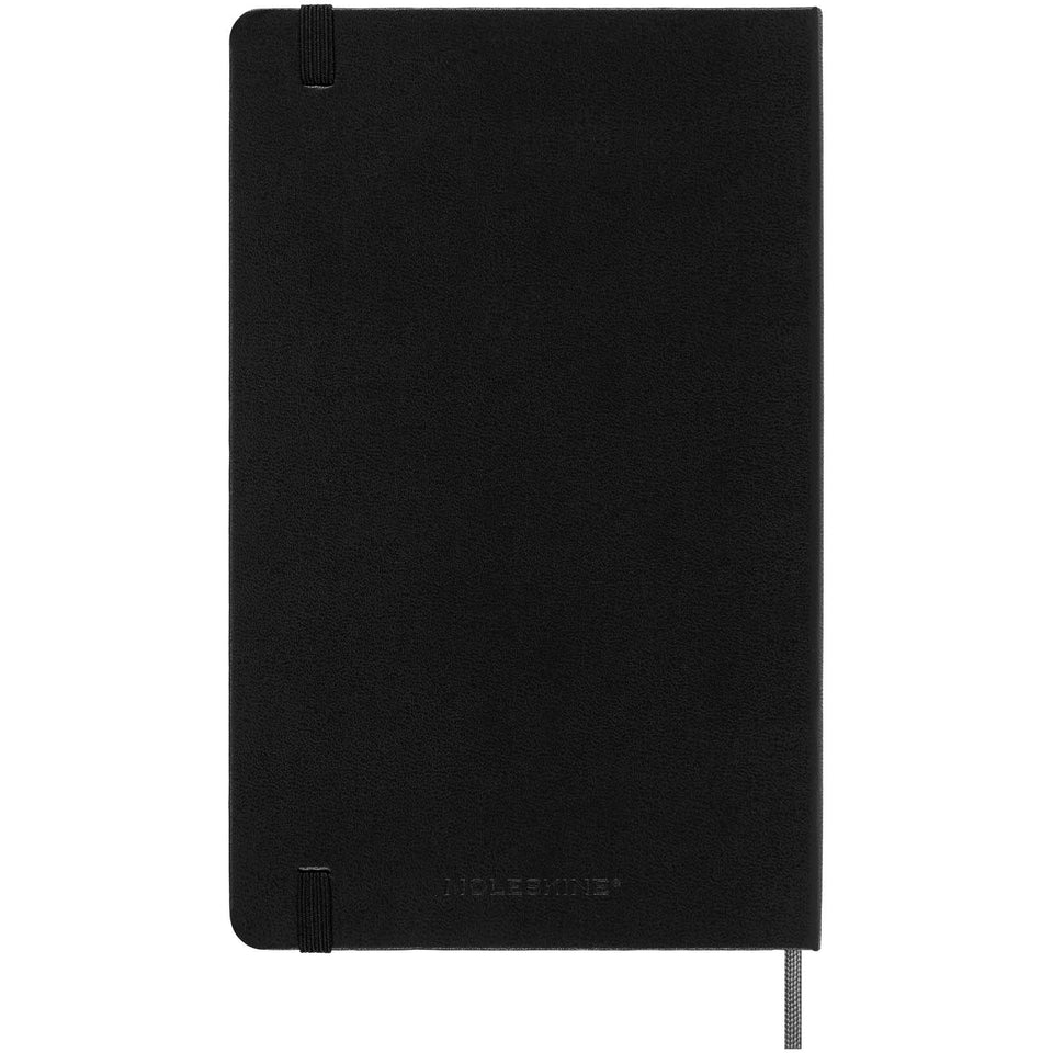 Agenda settimanale formato L con copertina rigida e senza data Moleskine personalizzato con logo - Pubblienne