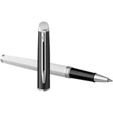 Penna roller colorata con finiture in palladio Hemisphere (inchiostro nero) personalizzato con logo - Pubblienne