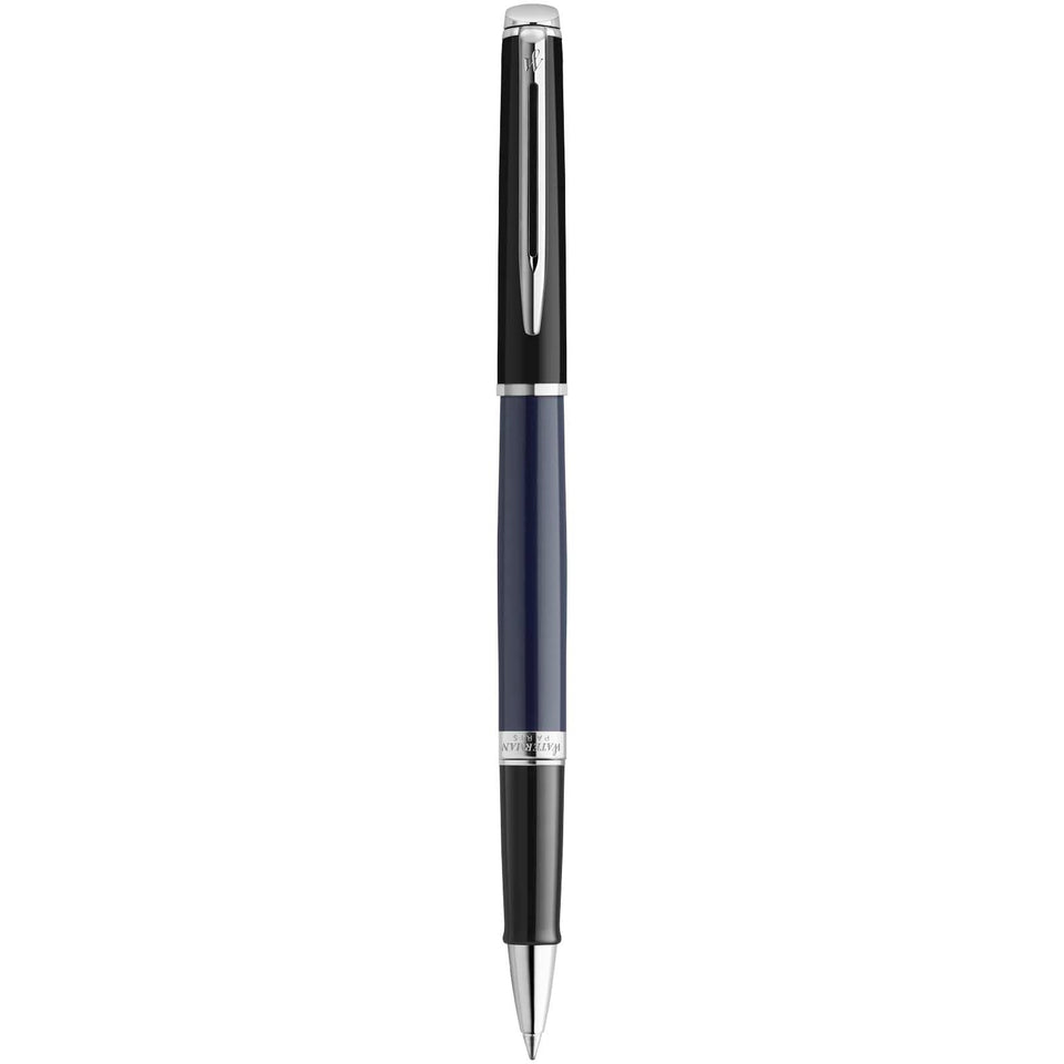 Penna roller colorata con finiture in palladio Hemisphere (inchiostro nero) personalizzato con logo - Pubblienne