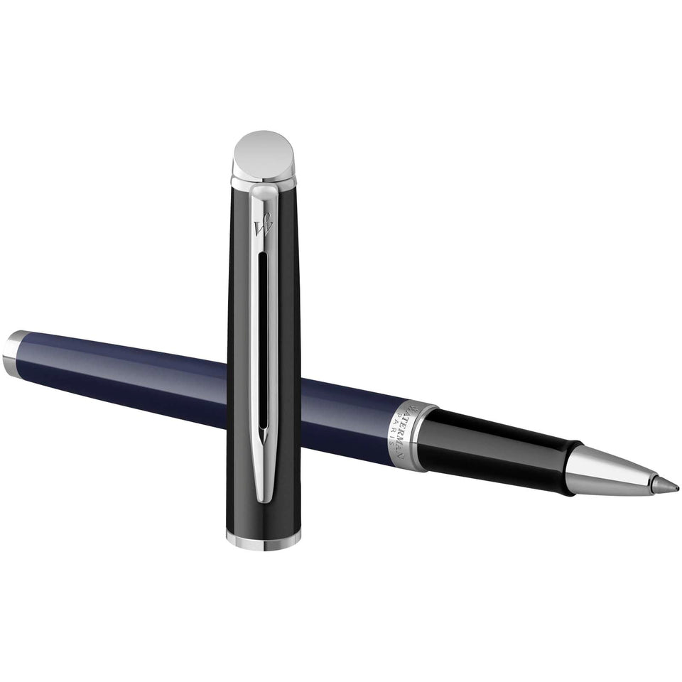 Penna roller colorata con finiture in palladio Hemisphere (inchiostro nero) personalizzato con logo - Pubblienne