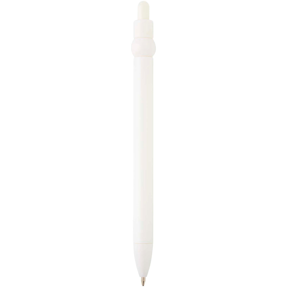 Penna a sfera in plastica riciclata Fidget (inchiostro nero) personalizzato con logo - Pubblienne