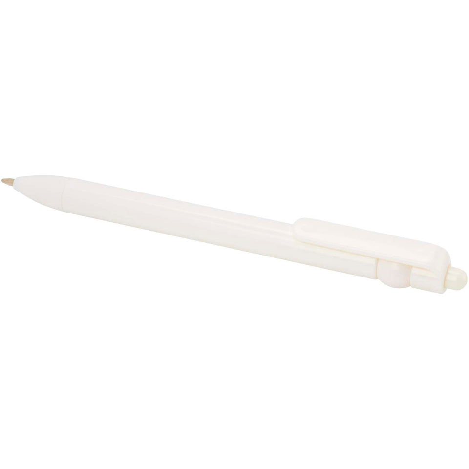 Penna a sfera in plastica riciclata Fidget (inchiostro nero) personalizzato con logo - Pubblienne