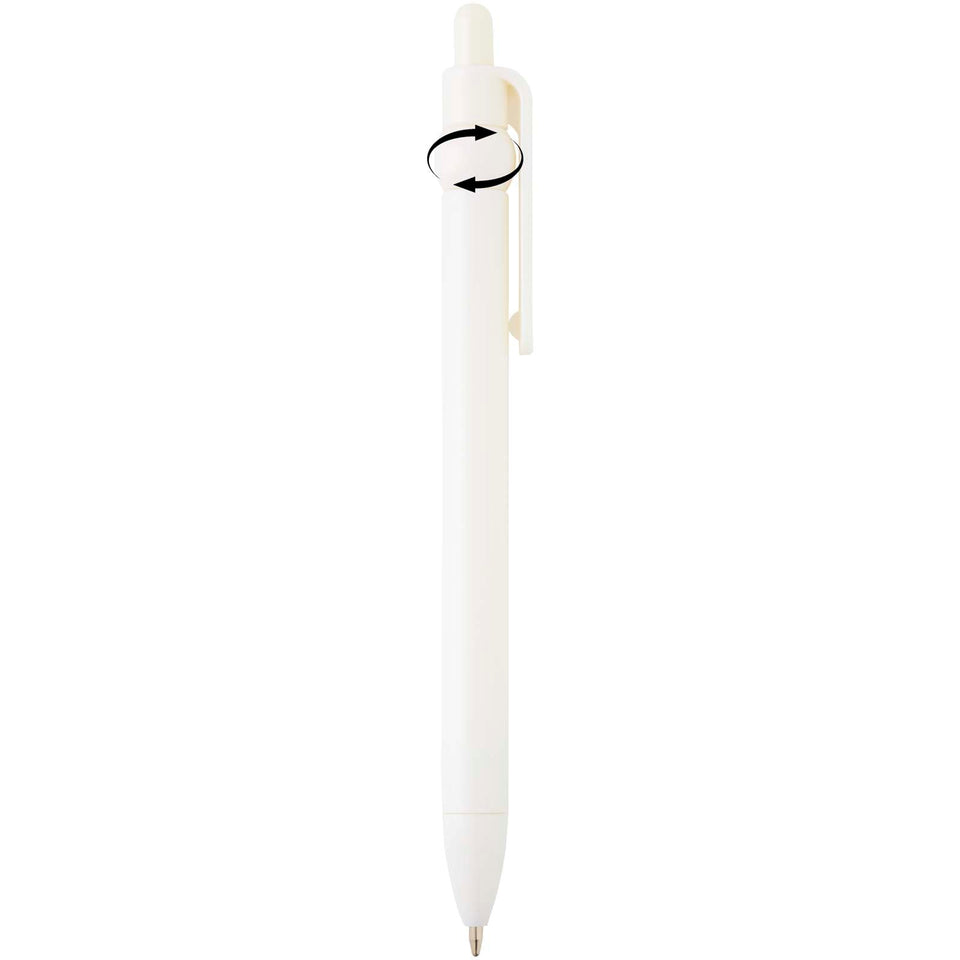 Penna a sfera in plastica riciclata Fidget (inchiostro nero) personalizzato con logo - Pubblienne