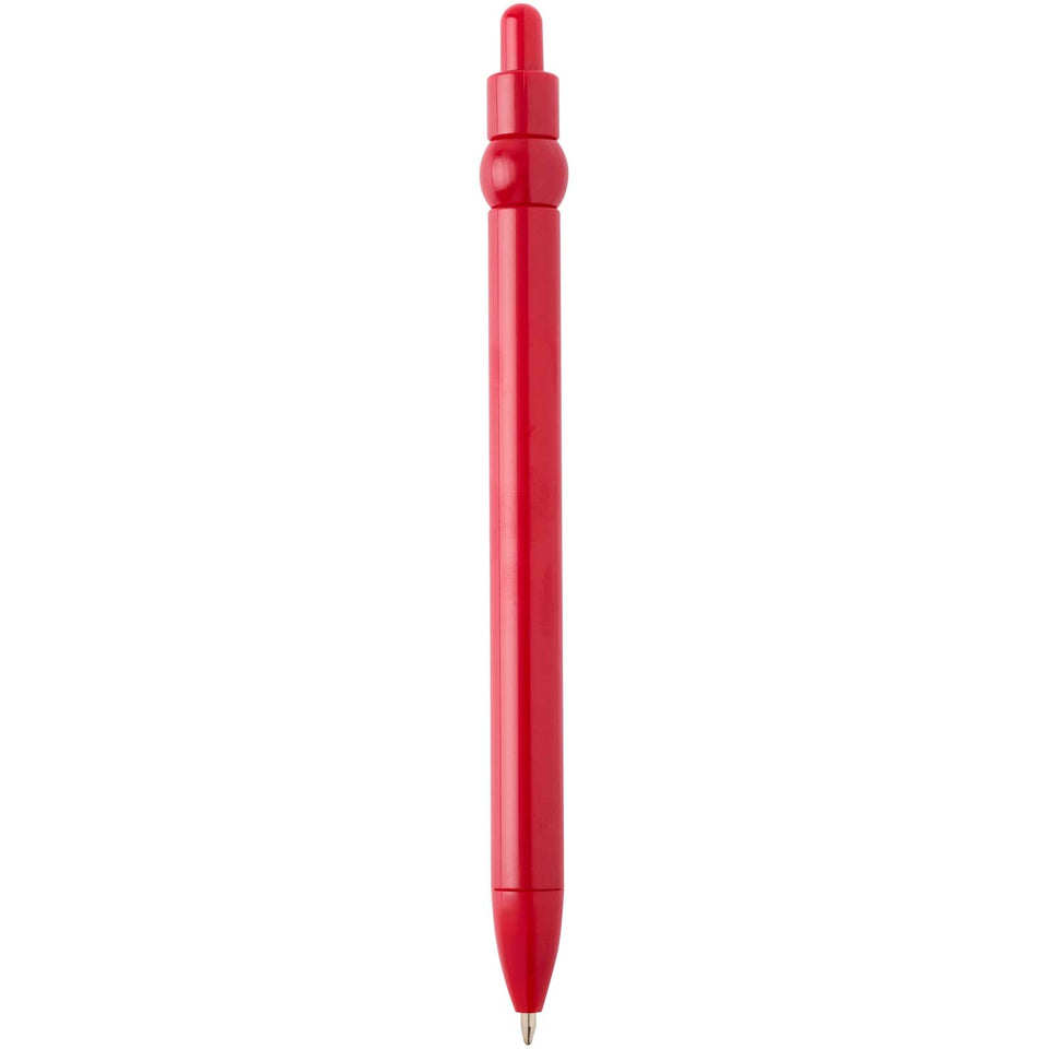 Penna a sfera in plastica riciclata Fidget (inchiostro nero) personalizzato con logo - Pubblienne