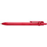 Penna a sfera in plastica riciclata Fidget (inchiostro nero) personalizzato con logo - Pubblienne