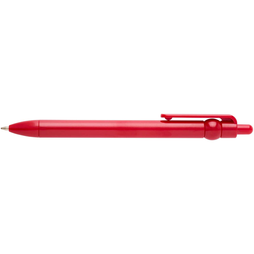 Penna a sfera in plastica riciclata Fidget (inchiostro nero) personalizzato con logo - Pubblienne