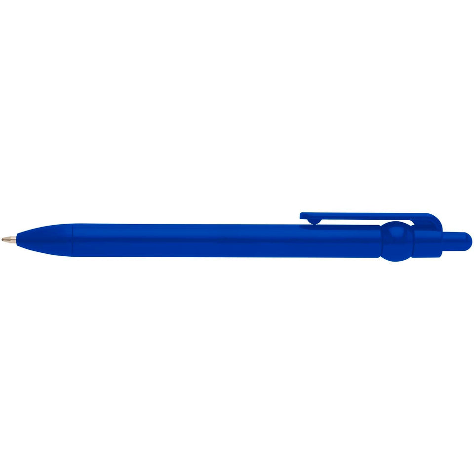 Penna a sfera in plastica riciclata Fidget (inchiostro nero) personalizzato con logo - Pubblienne
