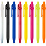 Penna a sfera in plastica riciclata Fidget (inchiostro nero) personalizzato con logo - Pubblienne