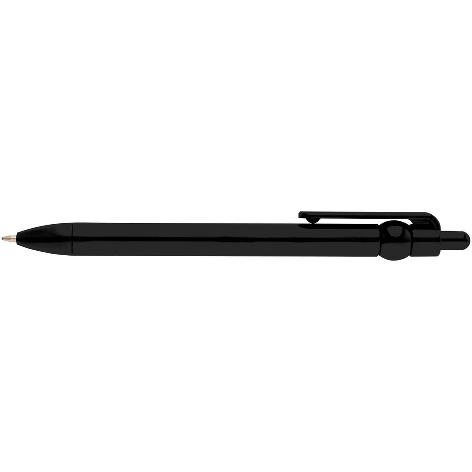 Penna a sfera in plastica riciclata Fidget (inchiostro nero) personalizzato con logo - Pubblienne