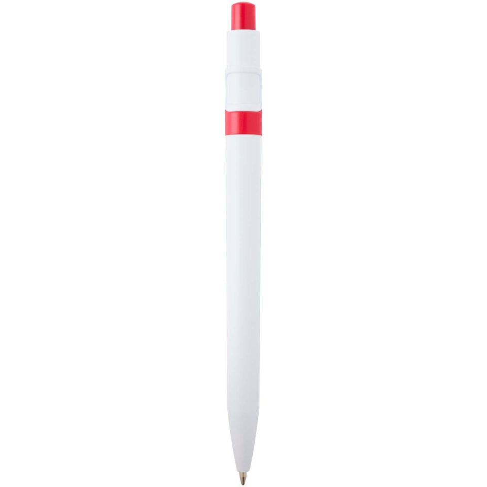 Penna a sfera in plastica riciclata Unica (inchiostro blu) personalizzato con logo - Pubblienne