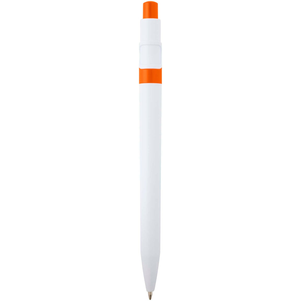 Penna a sfera in plastica riciclata Unica (inchiostro blu) personalizzato con logo - Pubblienne
