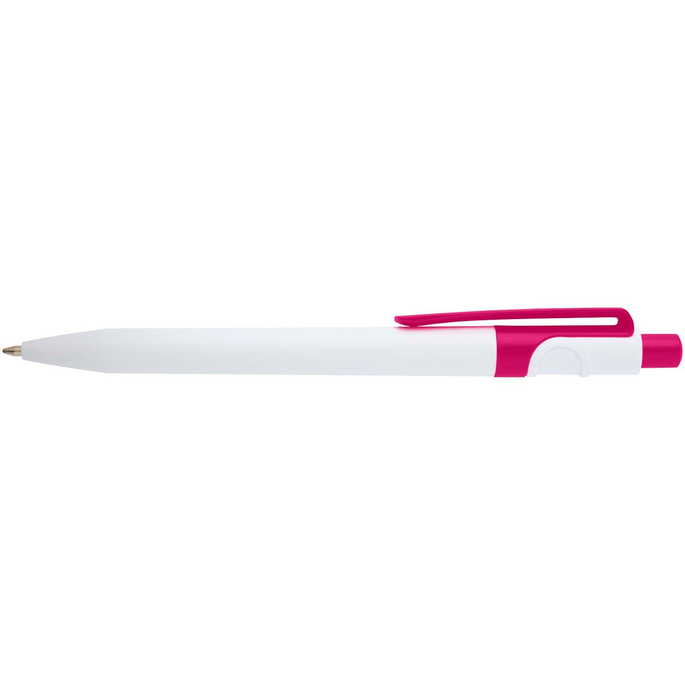 Penna a sfera in plastica riciclata Unica (inchiostro blu) personalizzato con logo - Pubblienne