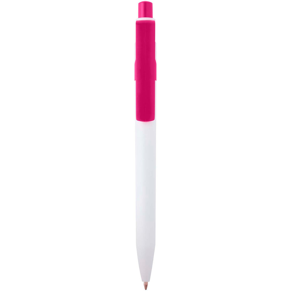 Penna a sfera in plastica riciclata Unica (inchiostro blu) personalizzato con logo - Pubblienne