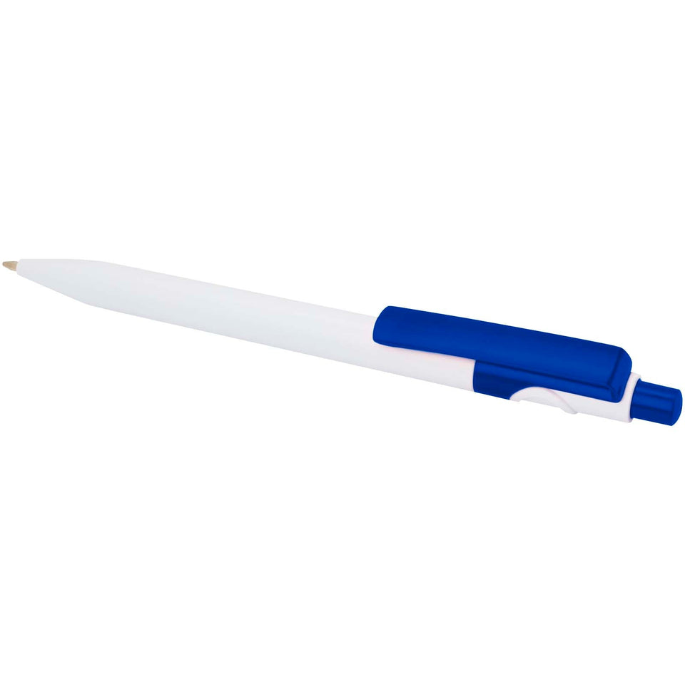 Penna a sfera in plastica riciclata Unica (inchiostro blu) personalizzato con logo - Pubblienne