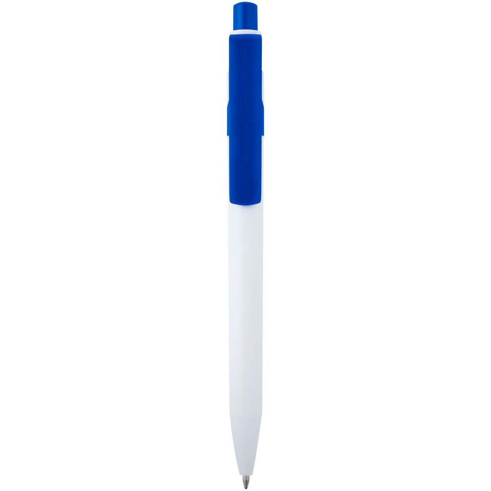 Penna a sfera in plastica riciclata Unica (inchiostro blu) personalizzato con logo - Pubblienne