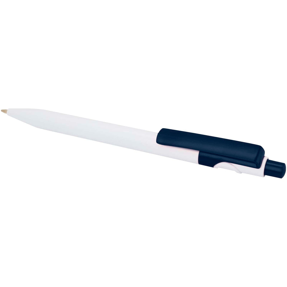 Penna a sfera in plastica riciclata Unica (inchiostro blu) personalizzato con logo - Pubblienne