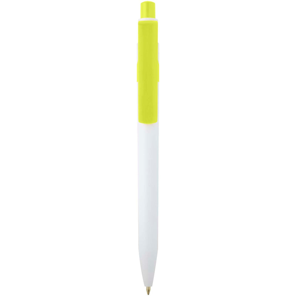 Penna a sfera in plastica riciclata Unica (inchiostro blu) personalizzato con logo - Pubblienne