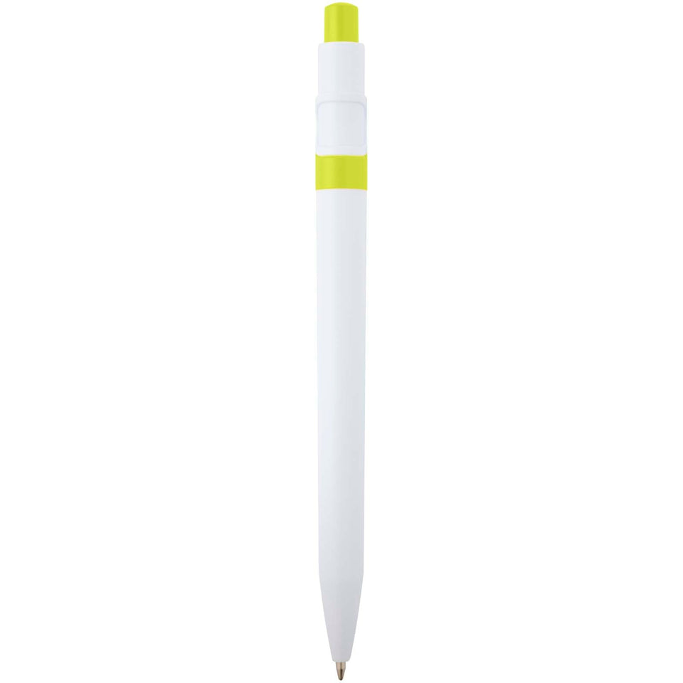 Penna a sfera in plastica riciclata Unica (inchiostro blu) personalizzato con logo - Pubblienne