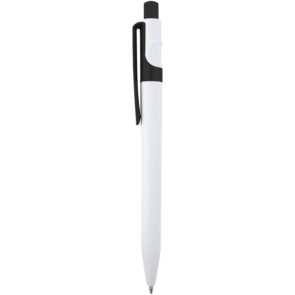 Penna a sfera in plastica riciclata Unica (inchiostro blu) personalizzato con logo - Pubblienne