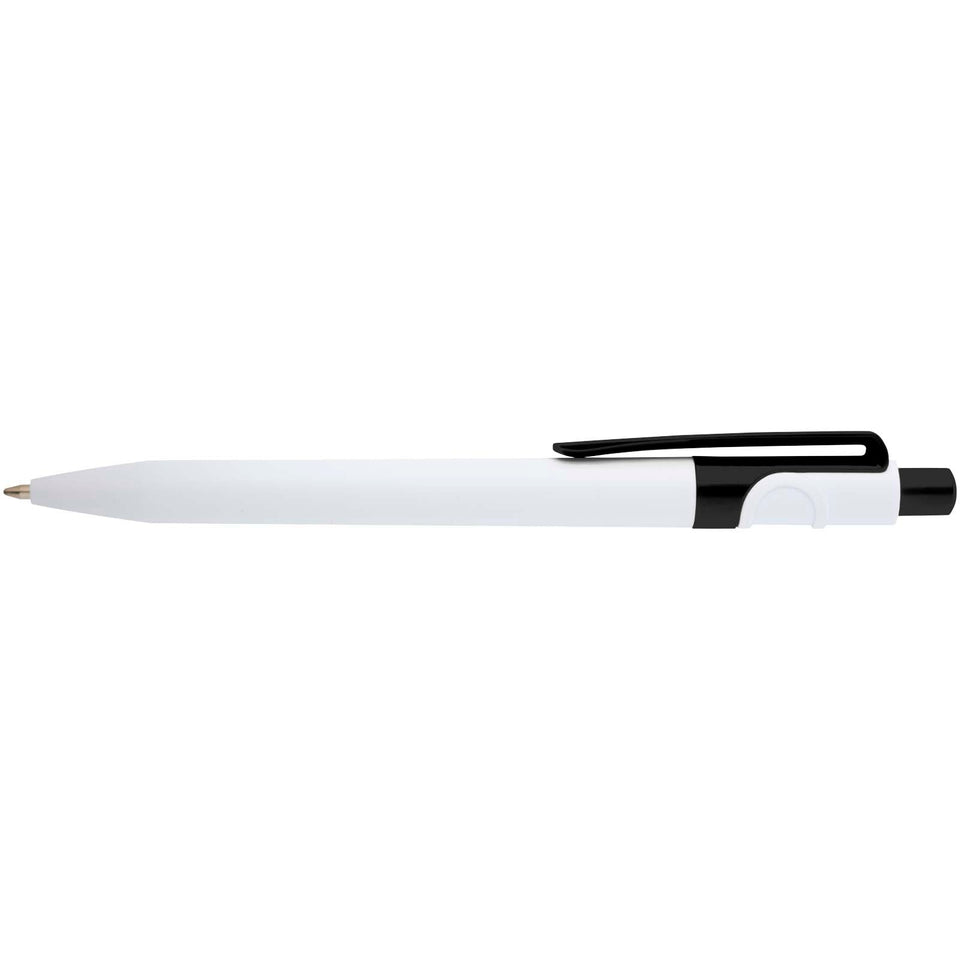 Penna a sfera in plastica riciclata Unica (inchiostro blu) personalizzato con logo - Pubblienne