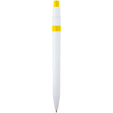 Penna a sfera in plastica riciclata Unica (inchiostro nero) personalizzato con logo - Pubblienne