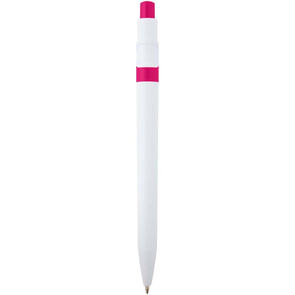 Penna a sfera in plastica riciclata Unica (inchiostro nero) personalizzato con logo - Pubblienne
