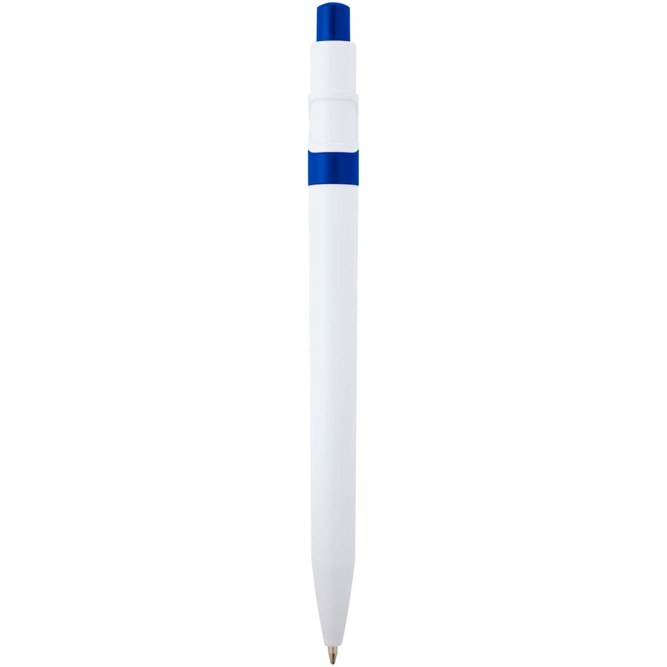 Penna a sfera in plastica riciclata Unica (inchiostro nero) personalizzato con logo - Pubblienne
