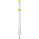 Penna a sfera in plastica riciclata Unica (inchiostro nero) personalizzato con logo - Pubblienne