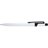 Penna a sfera in plastica riciclata Unica (inchiostro nero) personalizzato con logo - Pubblienne