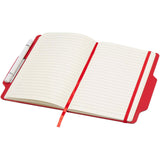 Blocco note formato A5 con copertina rigida e combinazione di penna e matita Nexus personalizzato con logo - Pubblienne