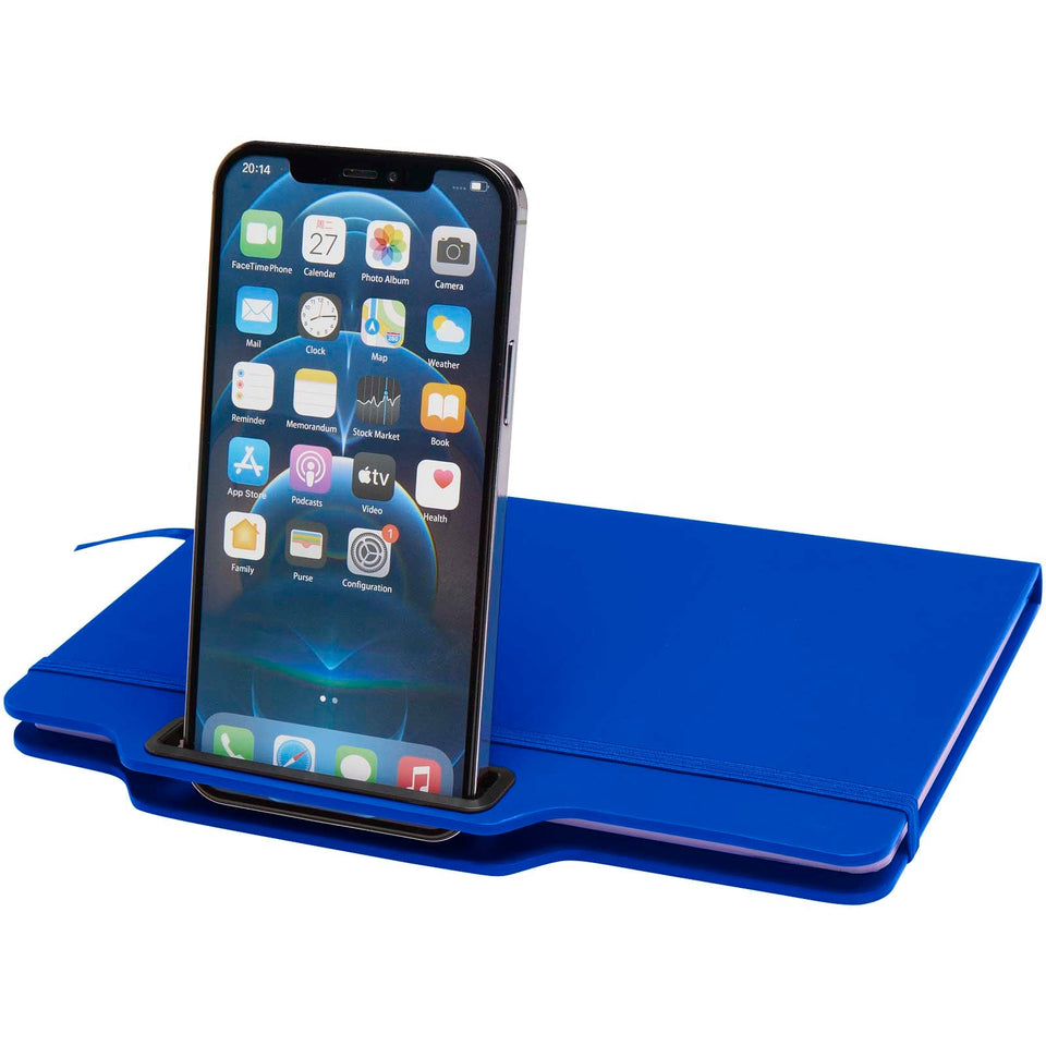 Blocco note formato A5 con copertina rigida e combinazione di penna e matita Nexus personalizzato con logo - Pubblienne