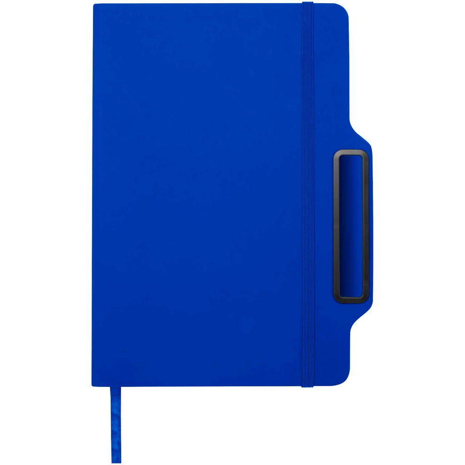 Blocco note formato A5 con copertina rigida e combinazione di penna e matita Nexus personalizzato con logo - Pubblienne