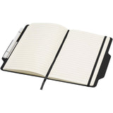 Blocco note formato A5 con copertina rigida e combinazione di penna e matita Nexus personalizzato con logo - Pubblienne