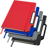 Blocco note formato A5 con copertina rigida e combinazione di penna e matita Nexus personalizzato con logo - Pubblienne