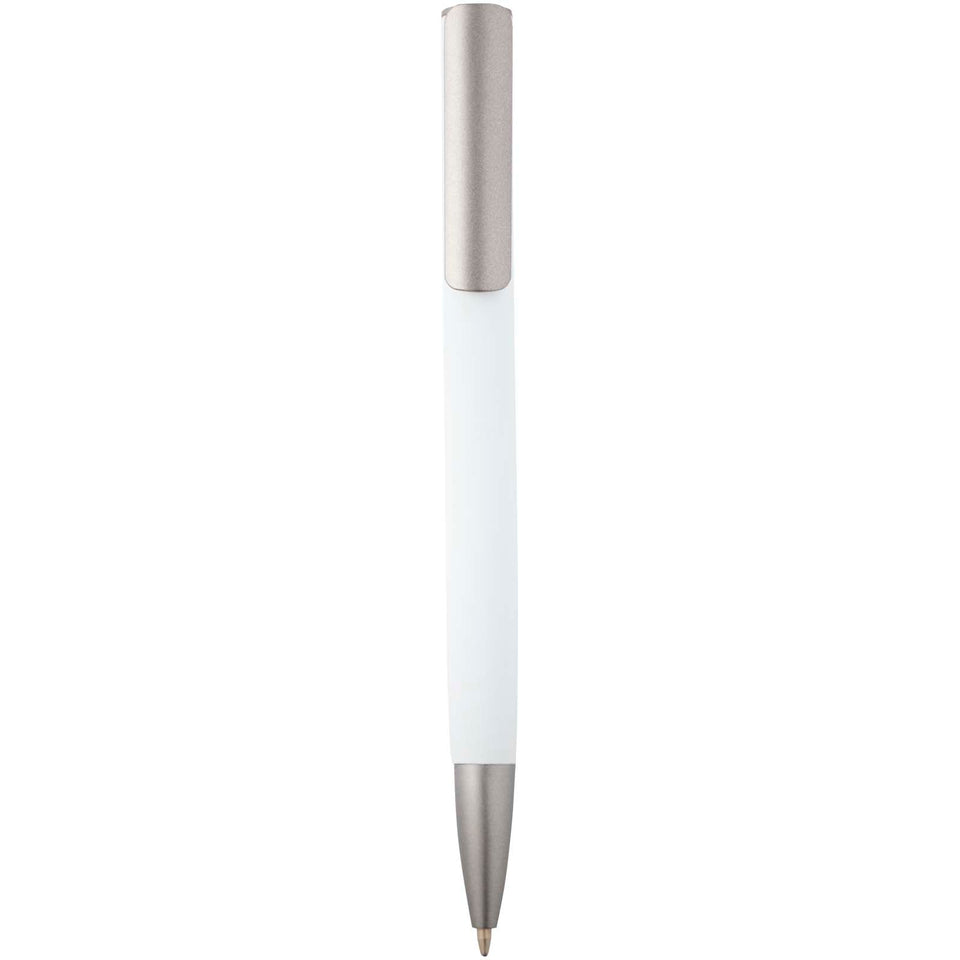 Penna a sfera in alluminio riciclato Ziguur (inchiostro blu) personalizzato con logo - Pubblienne