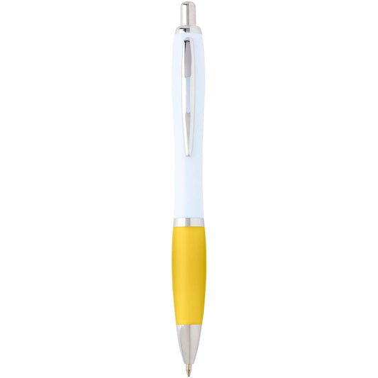 Penna a sfera in plastica riciclata Nash (inchiostro nero) personalizzato con logo - Pubblienne