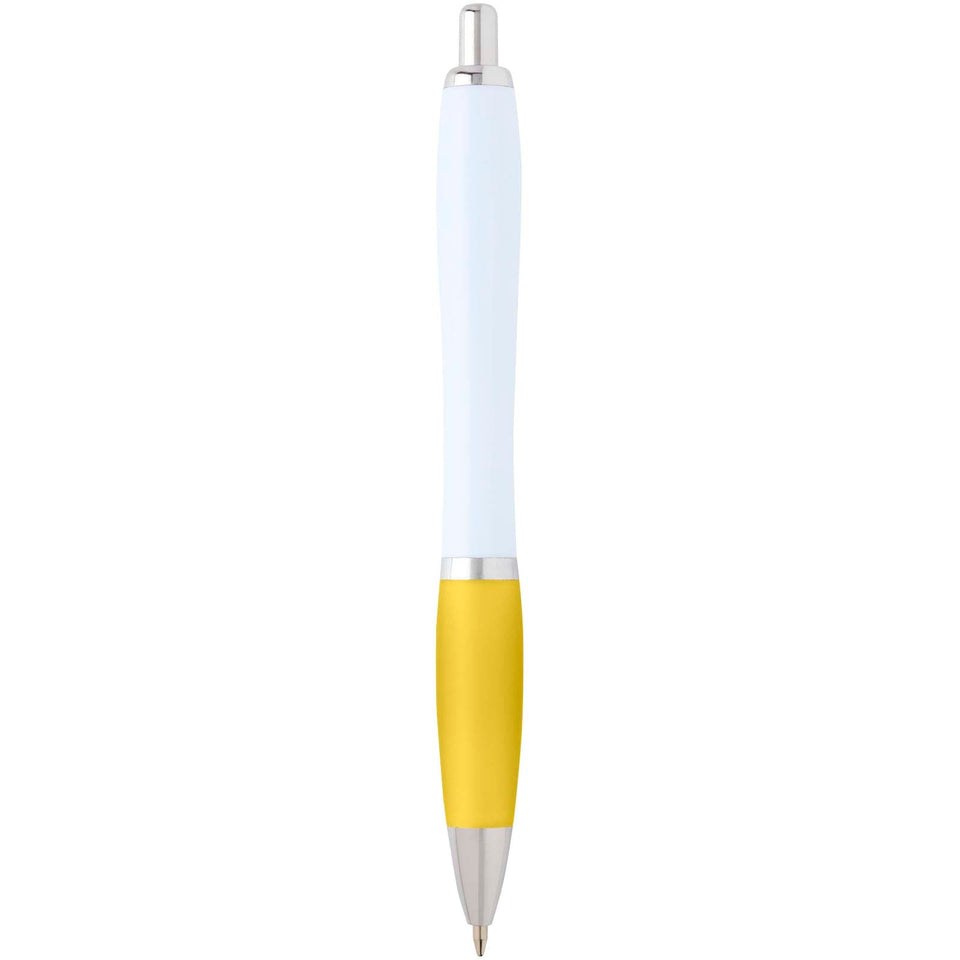 Penna a sfera in plastica riciclata Nash (inchiostro nero) personalizzato con logo - Pubblienne