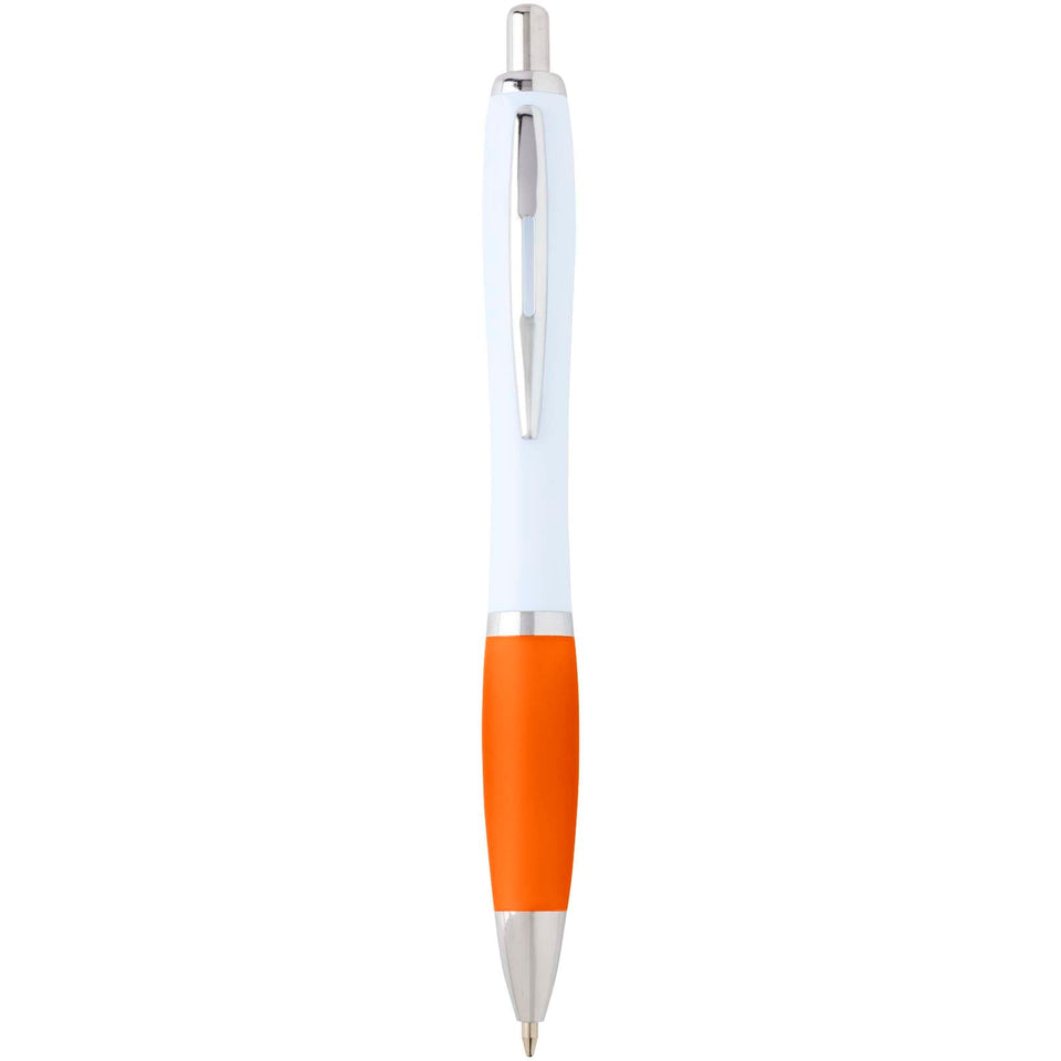 Penna a sfera in plastica riciclata Nash (inchiostro nero) personalizzato con logo - Pubblienne