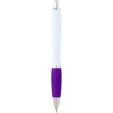 Penna a sfera in plastica riciclata Nash (inchiostro nero) personalizzato con logo - Pubblienne
