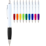 Penna a sfera in plastica riciclata Nash (inchiostro nero) personalizzato con logo - Pubblienne