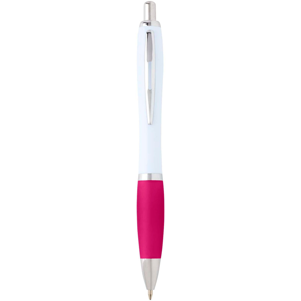 Penna a sfera in plastica riciclata Nash (inchiostro nero) personalizzato con logo - Pubblienne