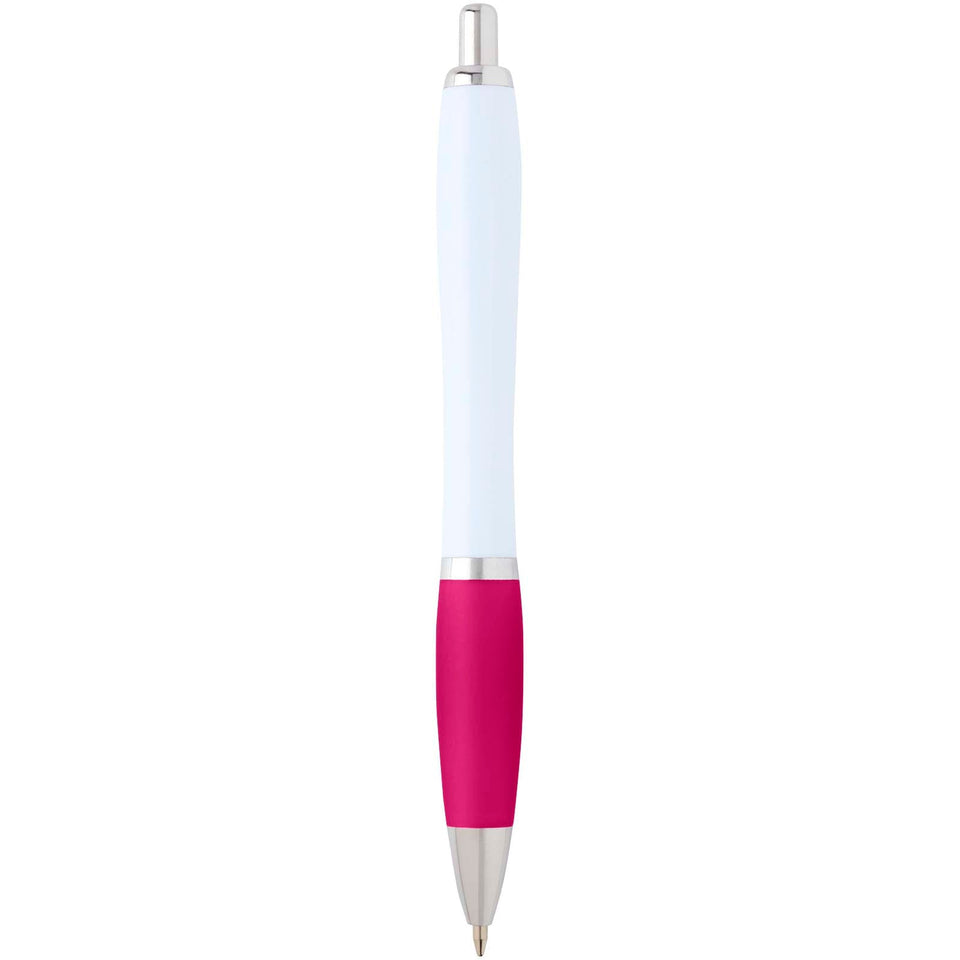 Penna a sfera in plastica riciclata Nash (inchiostro nero) personalizzato con logo - Pubblienne