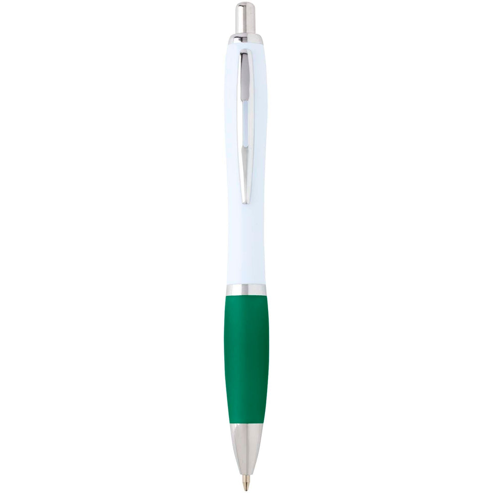 Penna a sfera in plastica riciclata Nash (inchiostro nero) personalizzato con logo - Pubblienne