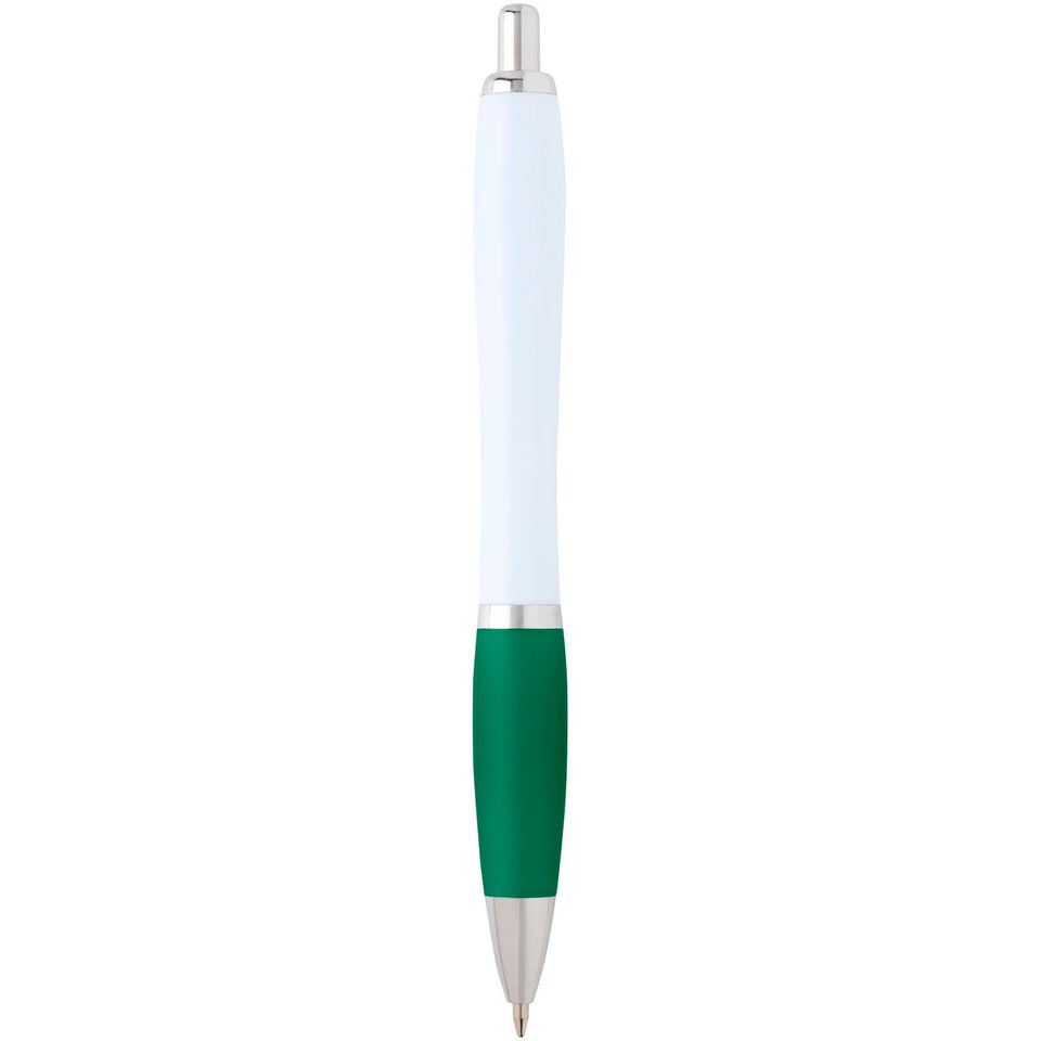 Penna a sfera in plastica riciclata Nash (inchiostro nero) personalizzato con logo - Pubblienne