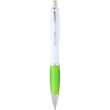 Penna a sfera in plastica riciclata Nash (inchiostro nero) personalizzato con logo - Pubblienne