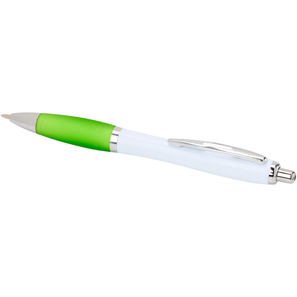 Penna a sfera in plastica riciclata Nash (inchiostro nero) personalizzato con logo - Pubblienne