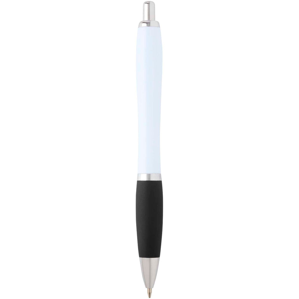 Penna a sfera in plastica riciclata Nash (inchiostro nero) personalizzato con logo - Pubblienne
